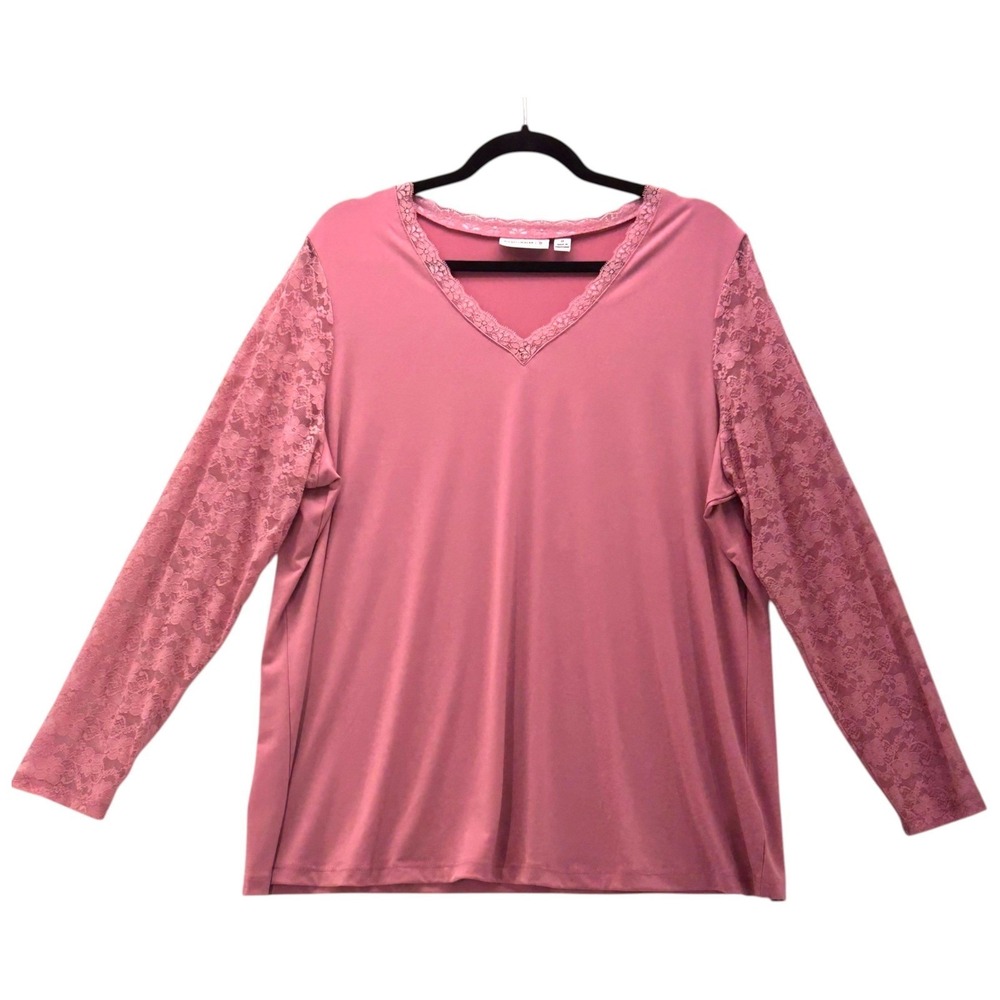 Susan‎ Graver Top Dusty Rose 1X